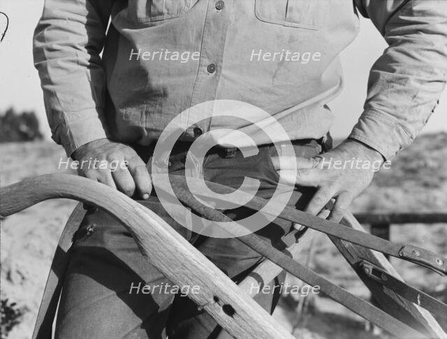 Purchasing farm under Bankhead-Jones Act, near Stockton, California, November 17, 1938. Creator: Dorothea Lange.