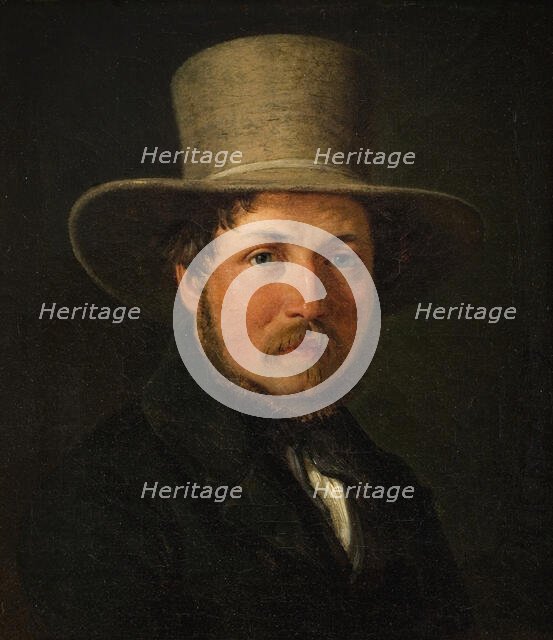 The Painter Christen Kobke, 1839. Creator: Wilhelm Marstrand.