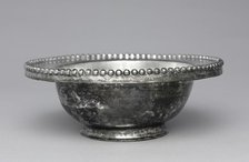 Bowl with Beaded Rim, 300-500. Creator: Unknown.