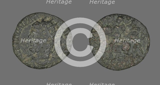 Coin Portraying Emperor Gallienus, 253-268. Creator: Unknown.