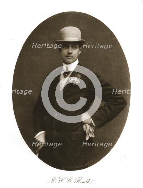 'Mr. W.E. Rendle', 1911. Creator: Unknown.