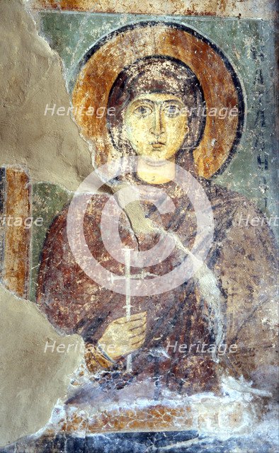 Saint Natalia. Artist: Ancient Russian frescos  