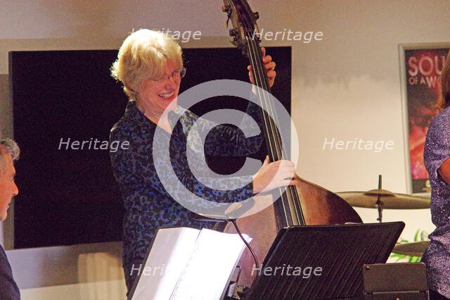 Marianne Windham, Hannah Horton Quartet, East Grinstead Jazz Club, West Suusex, Jan 2025. Creator: Brian O'Connor.