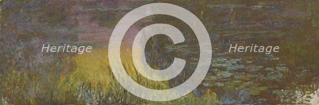 The Water Lilies - Setting Sun, 1914-1926. Artist: Monet, Claude (1840-1926)