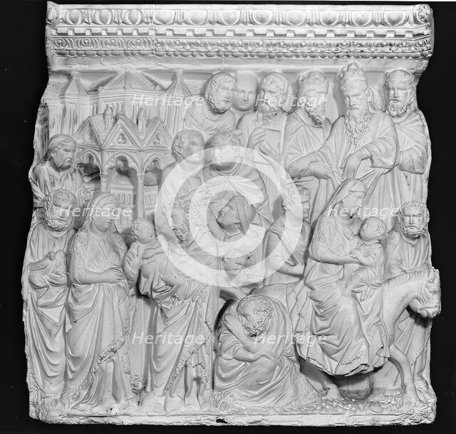 Presentation in the Temple-from the Pulpit of Siena Cathedral, 1267-1268. Creator: Unknown.