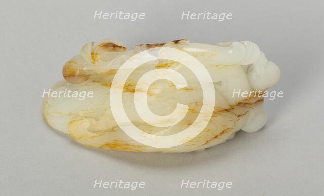 Bird with Stylized Plumage, late Ming (1368-1644) or early Qing dynasty (1644-1911), 17th century. Creator: Unknown.