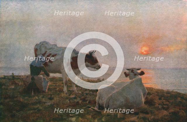 'The Setting Sun', c1897, (c1930).  Creator: Adrian Stokes.