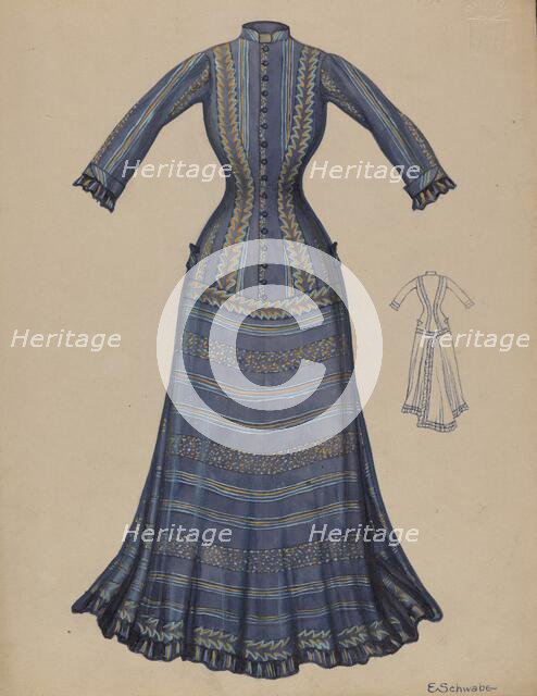 Dress, c. 1936. Creator: Erwin Schwabe.