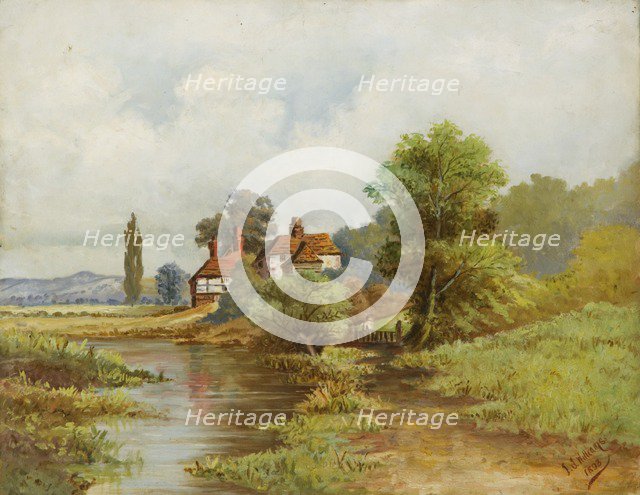 'Landscape', 1893. Artist: Isaac John Williams