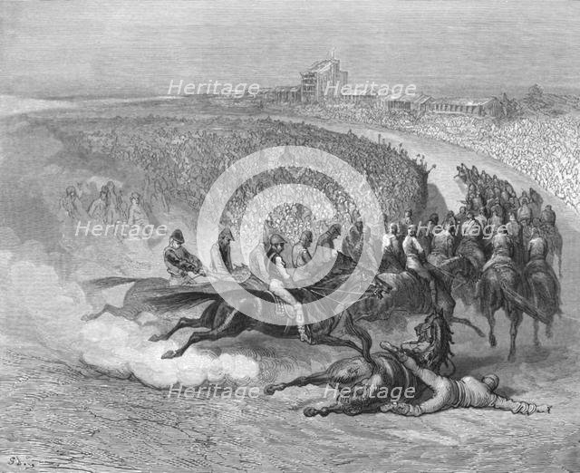 'The Derby - Tattenham Corner', 1872.  Creator: Gustave Doré.