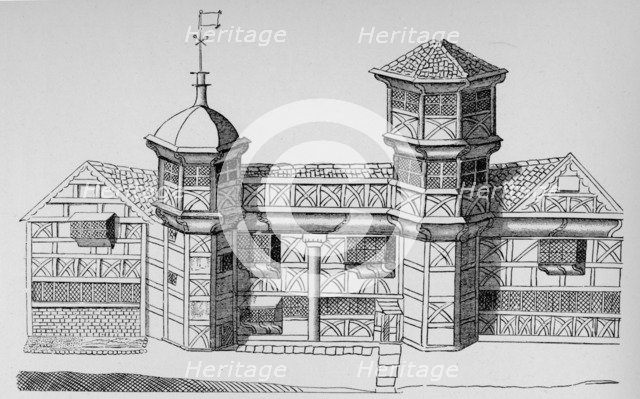 'Vaux Hall Manor House', c1813, (1912). Artist: Unknown.