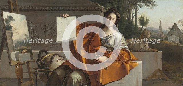 Allegory of Geometry, 1649. Artist: La Hyre, Laurent, de (1606-1656)