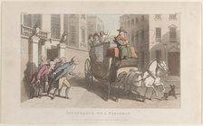 Attendance on a Nobleman, from "The Vicar of Wakefield", May 1, 1817., May 1, 1817. Creator: Thomas Rowlandson.