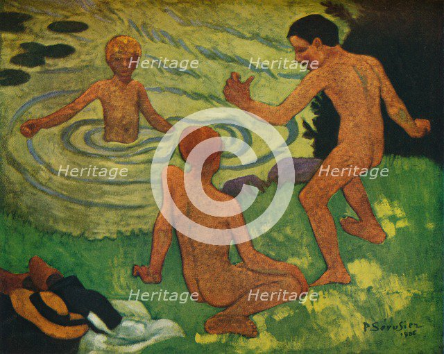 'Boys Bathing', 1906. Artist: Paul Serusier.