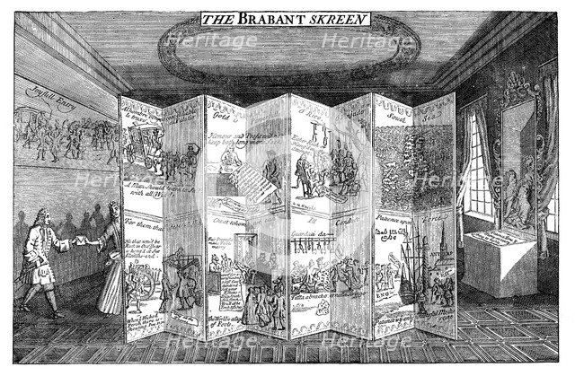 'The Brabant Skreen', 1721. Artist: Unknown