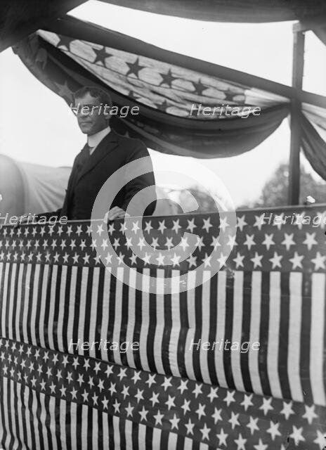 Newton Diehl Baker, Secretary of War, Speaking, 1917. Creator: Harris & Ewing.