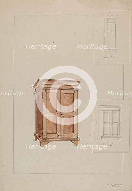 Wardrobe, c. 1937. Creator: Katherine Morris.