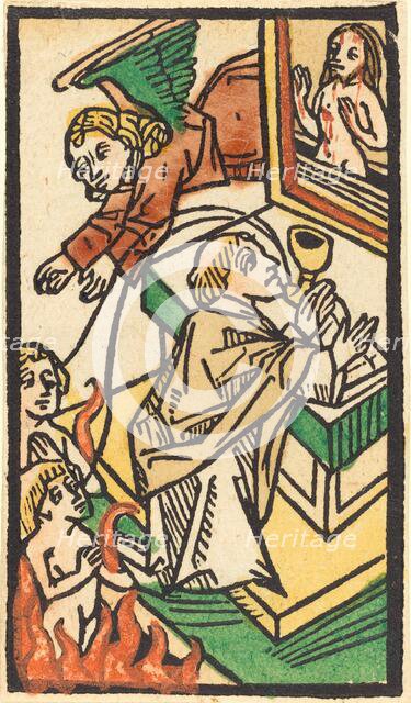 The Mass of Saint Gregory, 1470/1480. Creator: Unknown.