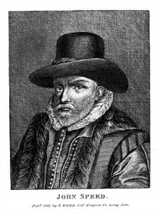 John Speed (1542-1629), English cartographer and historian, 1816. Artist: Unknown