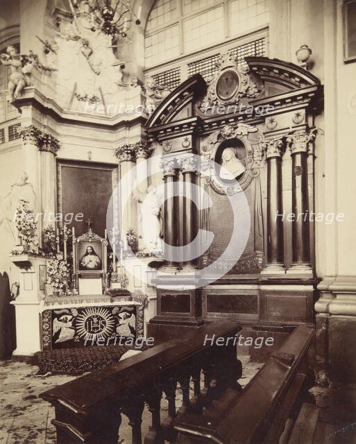 Tomb monument of Teodora Krystyna Sapieha, née Tarnowska, St. Michael's Church, Vilnius, 1870-1885.  Creator: Jozef Czechowicz.