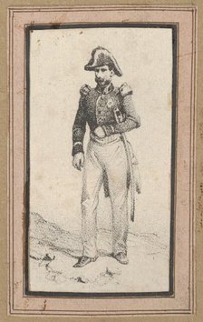 A soldier, mid-19th century. Creator: Victor Adam.