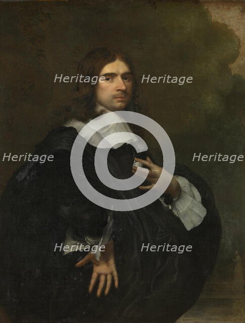 Portrait of a Man, early-mid 17th century. Creator: Adriaen Hanneman.