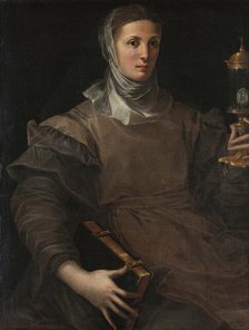 Saint Clare of Assisi, c1530. Creator: Mazzola Bedoli, Girolamo (c. 1500-1569).