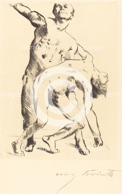 Odysseus und die Freier (Odysseus and the Suitor), 1914. Creator: Lovis Corinth.