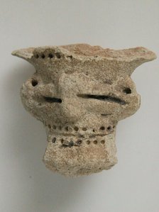 Head, Coptic, 4th-7th century. Creator: Unknown.
