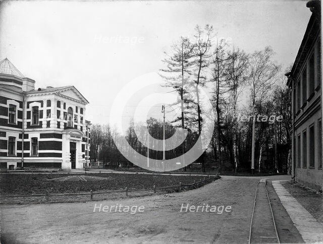 The buildings of the Chemistry Department (left) and the Physiology Department (right)..., 1904. Creator: Unknown.