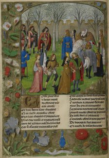 The Carolle in the Garden, 1490-1500. Creator: Unknown.