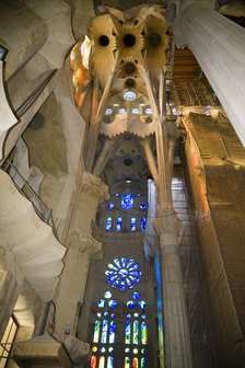 The Sagrada Familia Temple, Barcelona, Spain, 2007. Artist: Samuel Magal