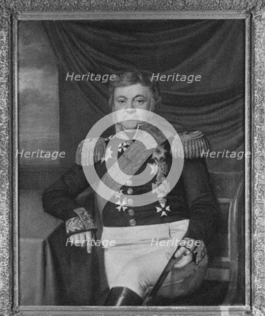Portrait of Lodewijk Sigismund Vincent van Heiden (1773-1850), 1830s. Artist: Wicheren, Johan Joeke Gabriël van (1808-1897)