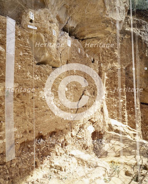 Archaeological site of Atapuerca, Trinchera del Ferrocarril, Castile and Leon, Spain, 2001. Creator: LTL.
