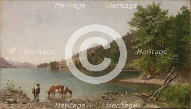 (Small Landscape), 1862. Creator: Thomas Hicks.