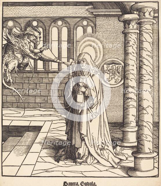 Saint Gudula, 1516/1518. Creator: Leonhard Beck.