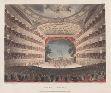 Opera House, March 1, 1809., March 1, 1809. Creator: Joseph Constantine Stadler.