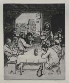 The Last Supper, 1889. Creator: William Strang (British, 1859-1921).