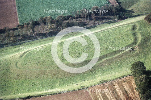 Conderton Camp, Iron Age hillfort, Bredon Hill, Worcestershire, 1970. Artist: Jim Hancock.