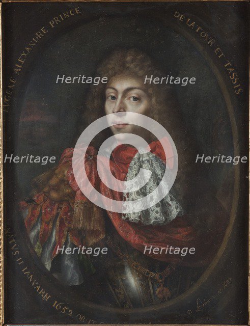 Prince Eugene Alexander of Thurn and Taxis (1652-1714), 1682.  Creator: Pieter Leermans.