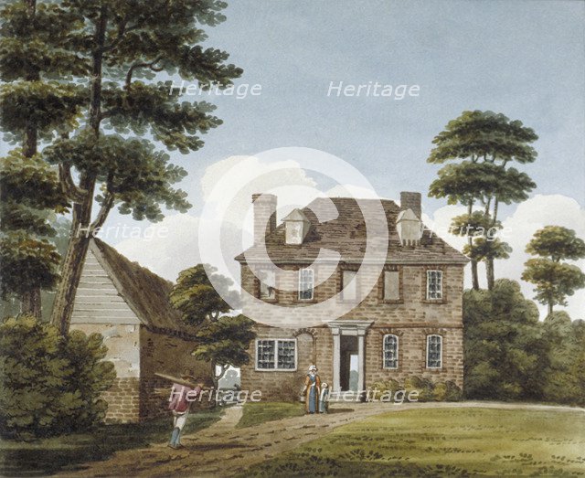 Cowley Hall, Cowley, Middlesex, c1800. Artist: Anon