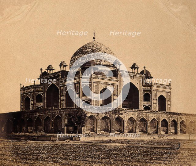 India: the 'tomb of the Emperor Hoomaon where Major Hodson captured the King of Delhi', c1858. Creator: Felice Beato.