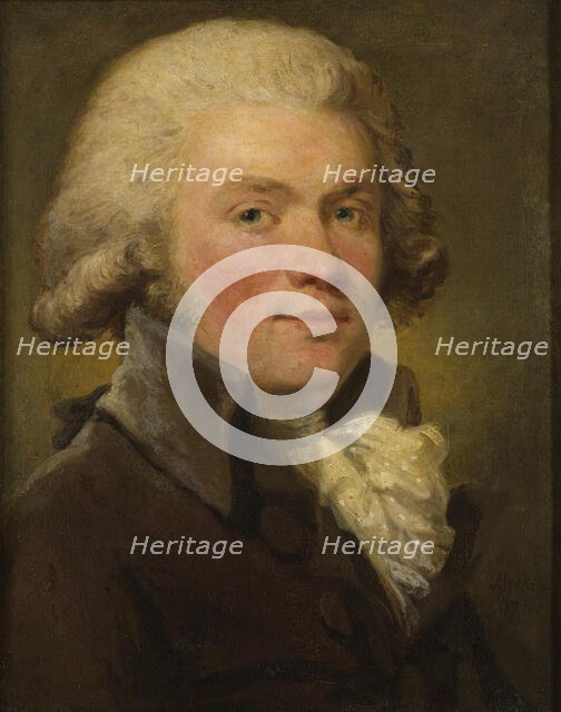 State Antiquarian Georg Frans Tihleman, 1790. Creator: Carl Fredrik von Breda.