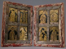 Reliquary Diptych, Central Italian, late 14th century. Creator: Unknown.