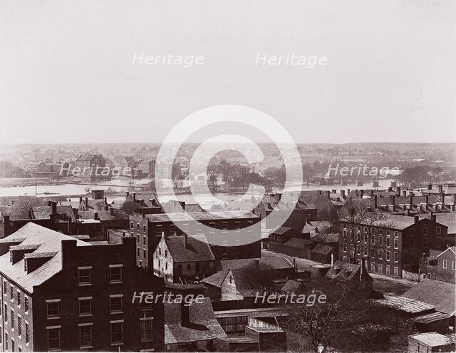 Richmond, Virginia. Looking toward Manchester, ca. 1865. Creator: Alexander Gardner.