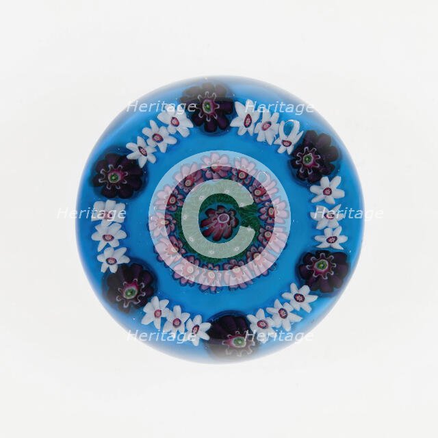 Paperweight, France, c. 1845/60. Creator: Clichy Glassworks.