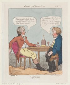 Squire, August 30, 1799., August 30, 1799. Creator: Thomas Rowlandson.