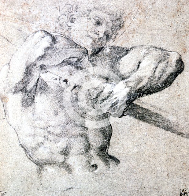 'Study of a Figure', c1575-1619. Artist: Lodovico Carracci