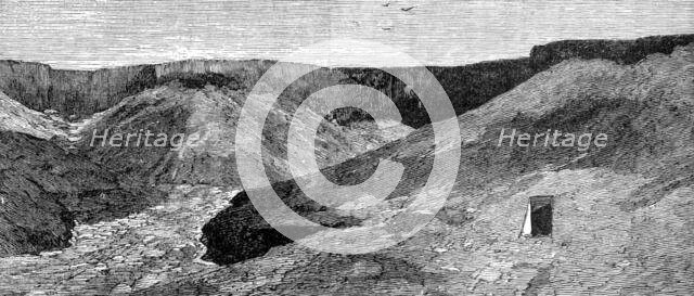 Sketches in Egypt: the Ruins of Thebes - Valley of the Tombs of the Kings, 1883. Creator: Unknown.