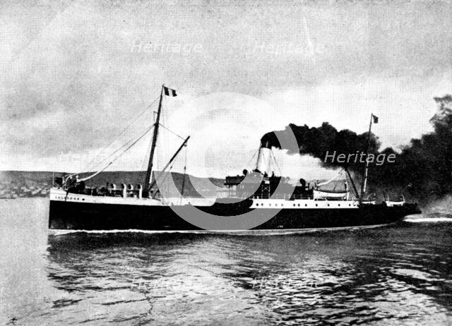 The New Route to Caen: the steam-ship "Calvados", 1895. Creator: George Meisenbach.